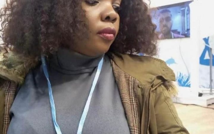 Sewuese Asa representing grassroots voices at an international forum